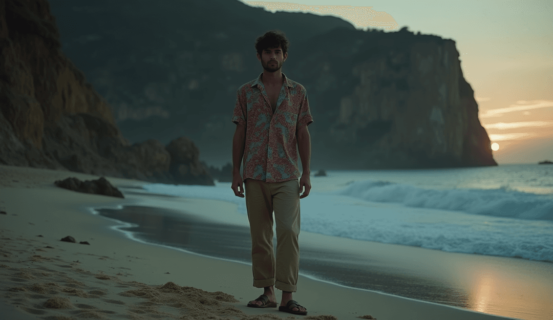 受 GROUPLOVE 音乐启发的抽象色彩和形状的视觉场景