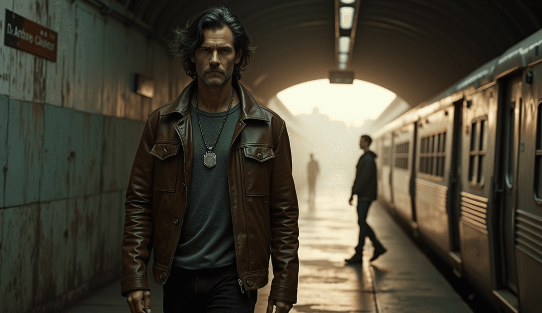 AI के साथ संगीत वीडियो बनाता उपयोगकर्ता