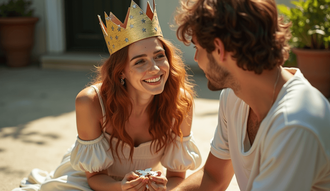 受 'Stuck on the Puzzle' 的歌詞和節奏啟發的視覺場景