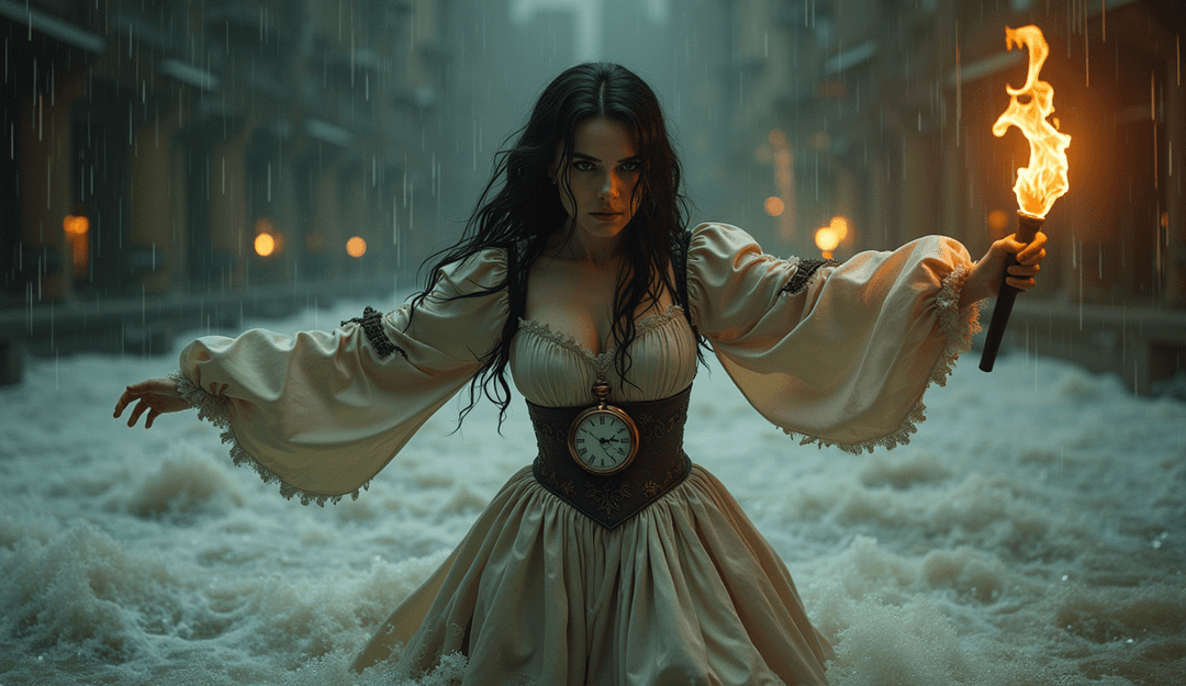 Ilustración de IA convirtiendo música en imágenes.