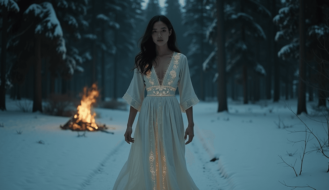 SBTRKT와 Little Dragon의 'Wildfire'를 분석하는 AI의 개념 이미지