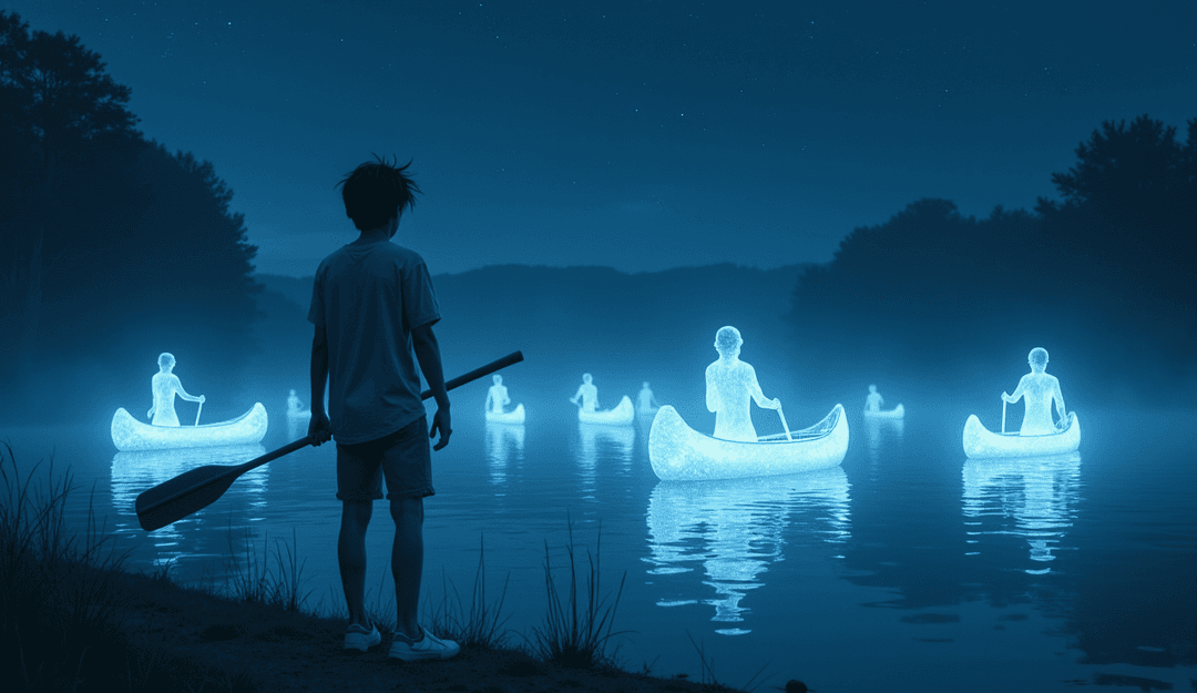 Cena visual de cores vibrantes e transições dinâmicas