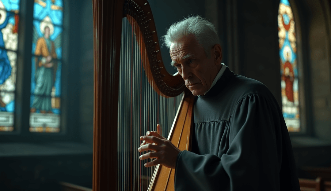 Imagem conceitual de IA analisando música