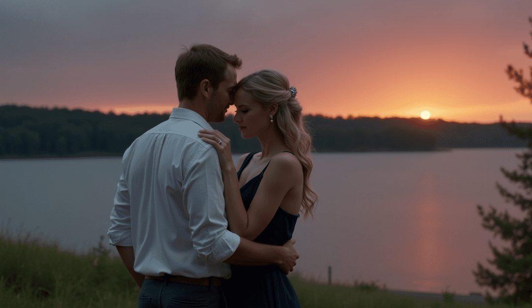 Lady A के 'Just A Kiss' का जीवंत दृश्यों के साथ दृश्य प्रतिनिधित्व