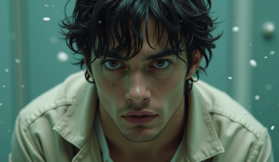 Representação visual de 'Cough Syrup' com cores vibrantes e cenas