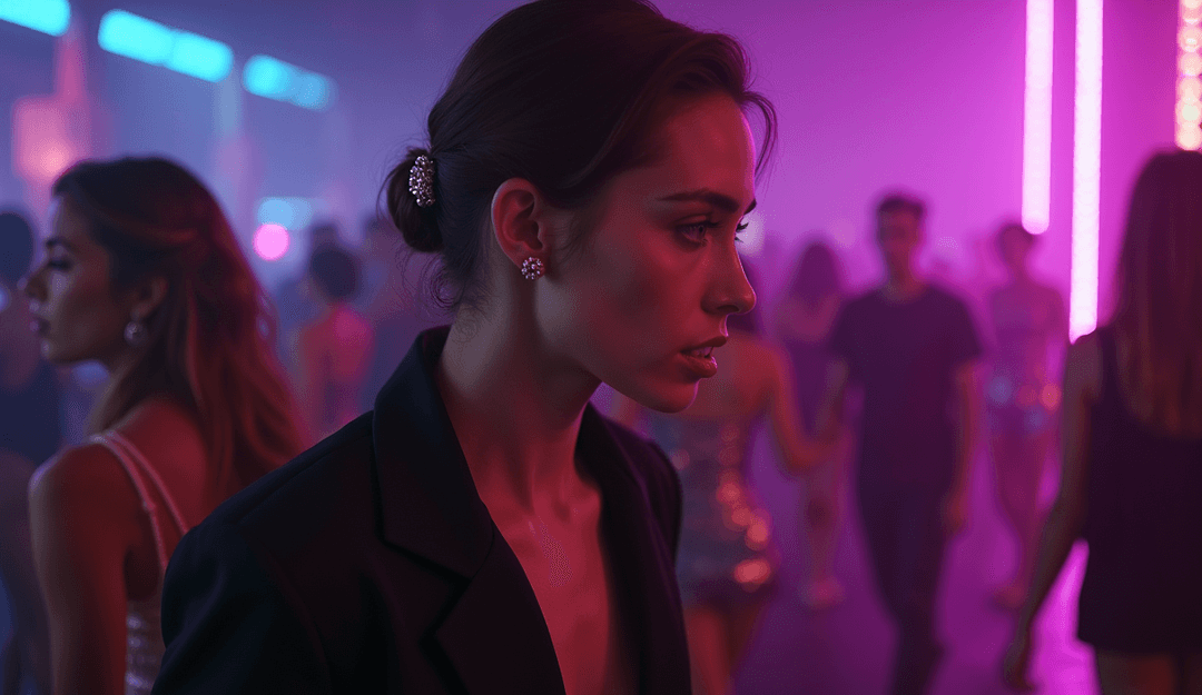 इंडी पॉप और अल्टरनेटिव रॉक तत्वों से प्रेरित दृश्य दृश्य