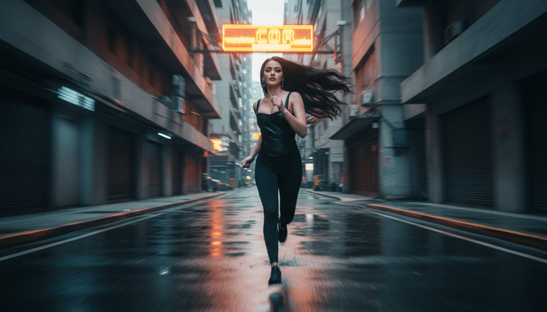 एक भविष्यवादी स्क्रीन पर 'chorus 2.mp3' की ध्वनि तरंगों का विश्लेषण करती AI, जिसमें नियॉन सिंथ-पॉप तत्व और संगीत का एक अमूर्त दृश्य प्रतिनिधित्व शामिल है।