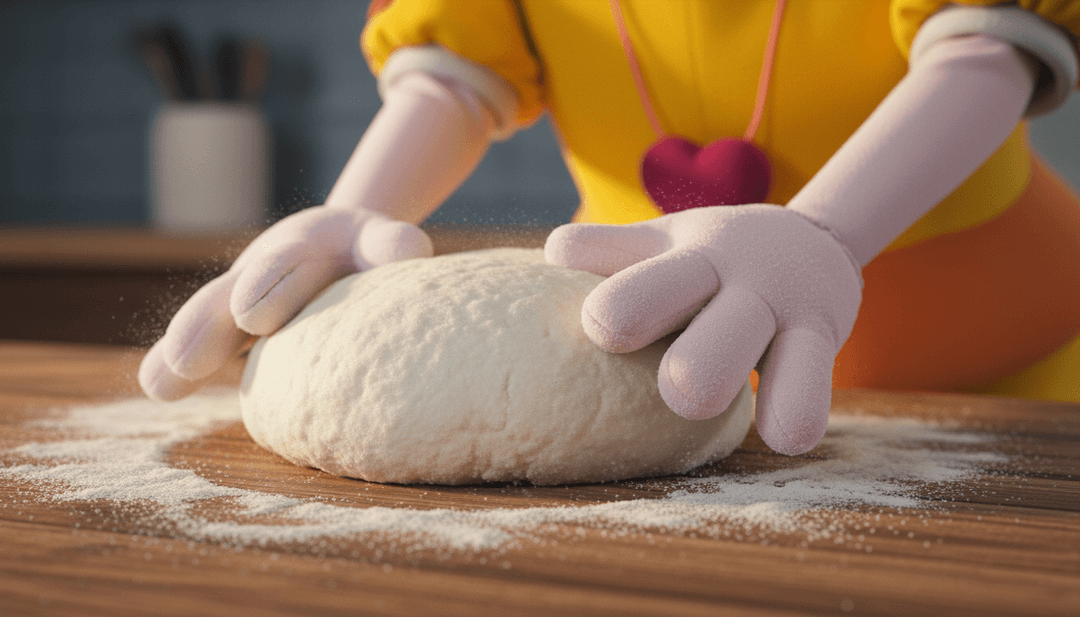 AI为儿童音乐视频概念解读《给圣诞老人的饼干》欢快的旋律和歌词,其中包括动画饼干和圣诞老人。