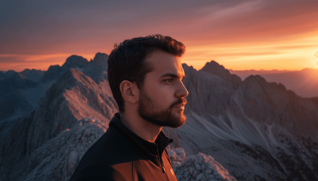 AIが現代クリスチャンポップロックソングのビジュアルを生成し、創造とスピリチュアリティの強力なシーンを示す。