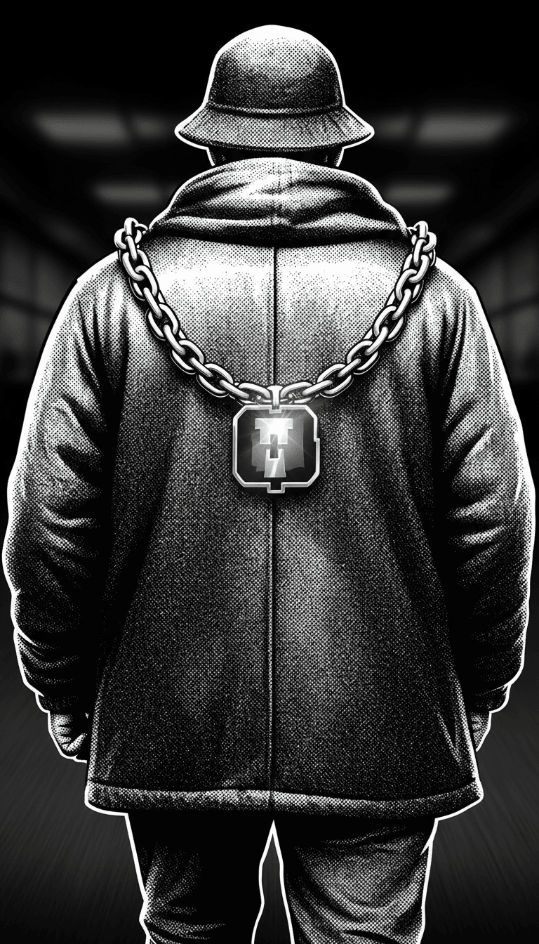 Paisagens urbanas abstratas e sequências de ação dinâmicas geradas por IA, sincronizadas com o ritmo intenso de '99 breaches.mp3'.