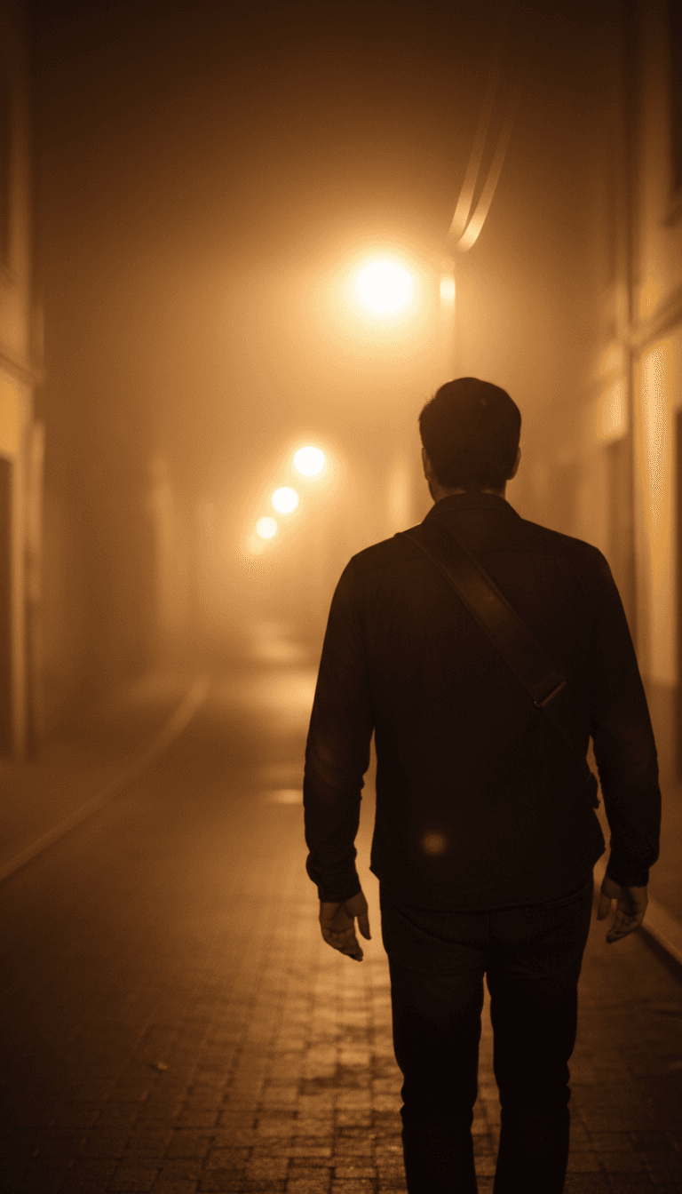 一位用戶高興地在行動裝置上觀看他們為「CHORA CORAÇÃO MASTER #1 .mp3」新生成的 AI 音樂影片,freebeat.ai 品牌清晰可見。