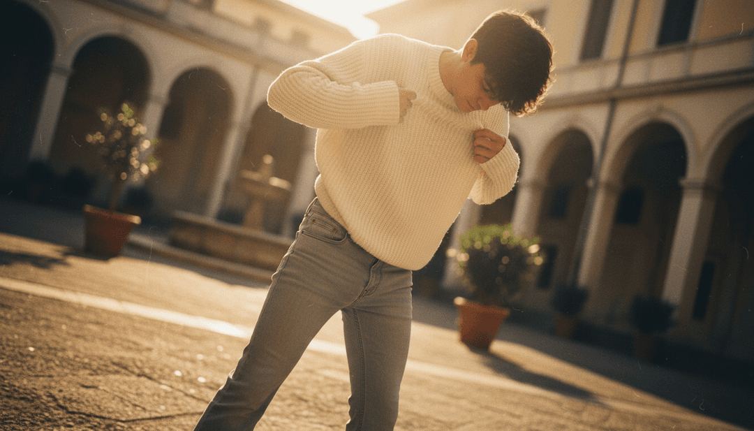 AI 为音乐视频生成巴尔干风景和传统舞蹈的生动场景。