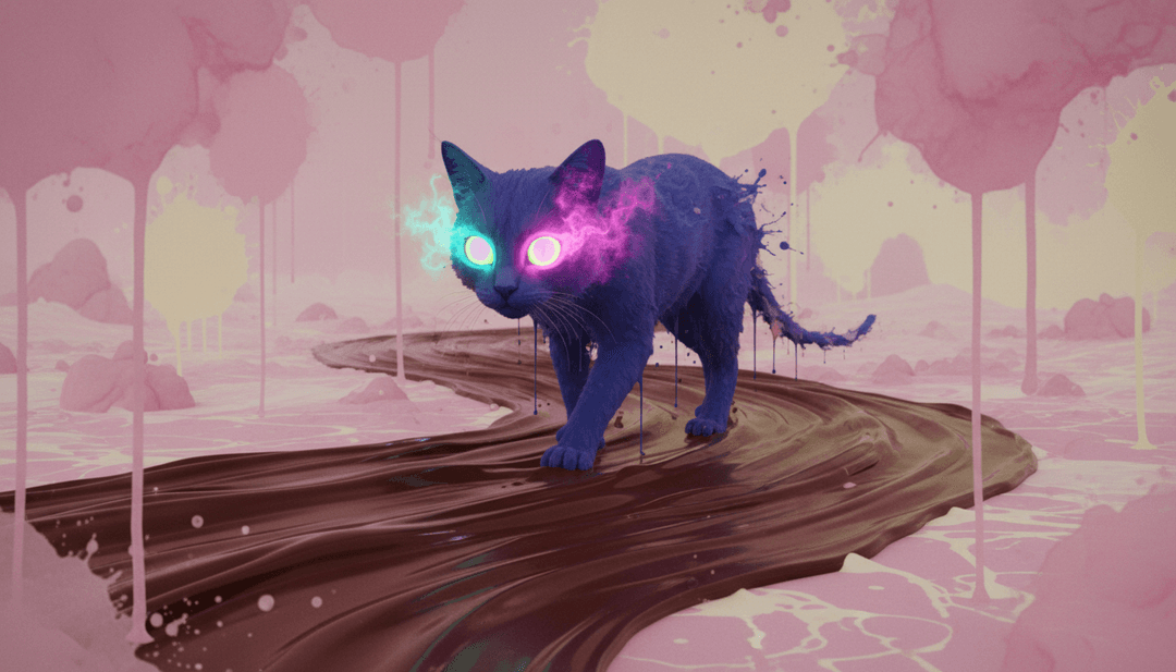 一个 AI 模型正在诠释 'Tutto è Gelato e Stelle (2).mp3' 充满活力、梦幻般的精髓,想象着冰淇淋和星星的场景。