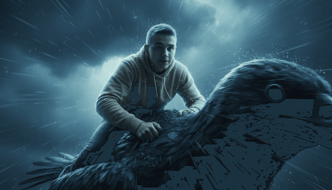 Storm1us的《Phased》曲目的抽象诠释,展示了闪烁的电子模式和流动的爵士元素。