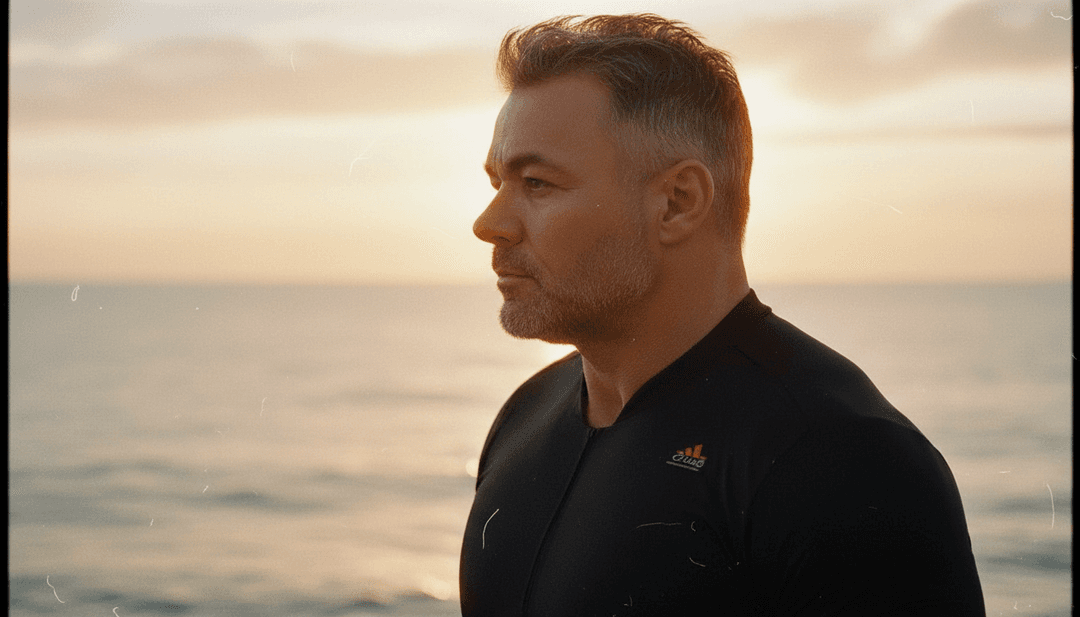 Representação visual dinâmica de um crescendo em 'Two Souls, One Heart.mp3' traduzida em uma tomada panorâmica de drone sobre colinas ondulantes, com legendas gratuitas aparecendo.