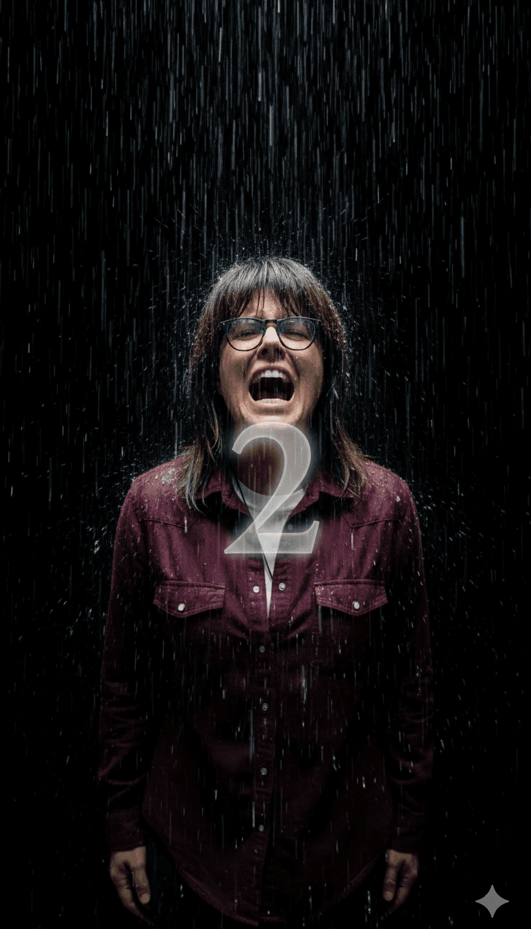 一段由AI为“Tre secondi”生成的动态音乐视频场景,画面中一个孤独身影在充满活力的快节奏都市蒙太奇中穿梭,反映了歌曲的能量和“三秒”的概念。