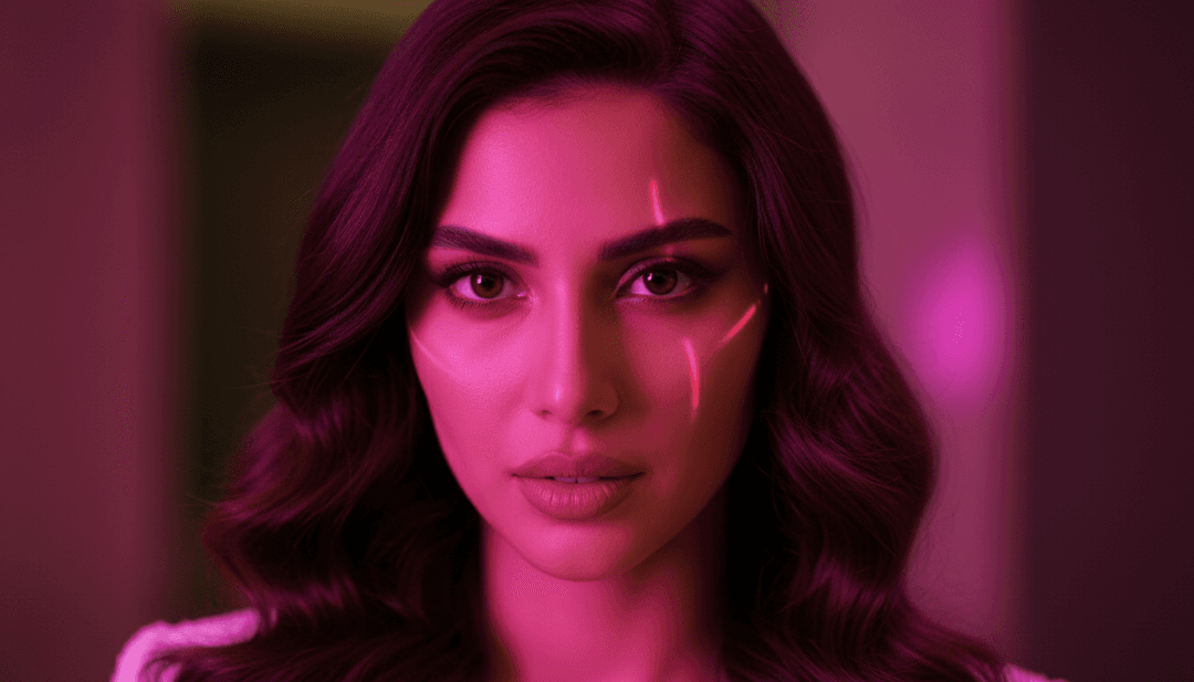 与 KPE.mp3 的合成器琶音和律动节拍同步的动态视觉效果。