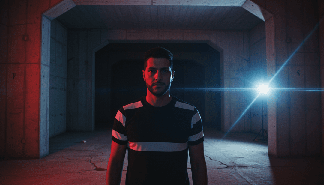 Arte callejero vibrante fusionado con gráficos de movimiento dinámicos, reflejando la energía del hip-hop y el movimiento lírico.