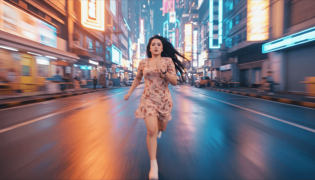 Un sistema AI che interpreta visivamente i complessi schemi ritmici e le strutture melodiche di una vivace canzone pop Dangdut, mostrando forme d'onda e note musicali.