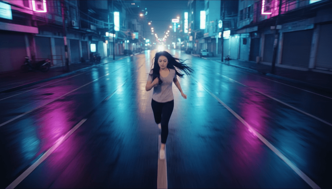 Scene dinamiche con ballerini tradizionali indonesiani, vivaci mercati e moderni skyline urbani, tutti sincronizzati con il ritmo energico di '2.wav'.