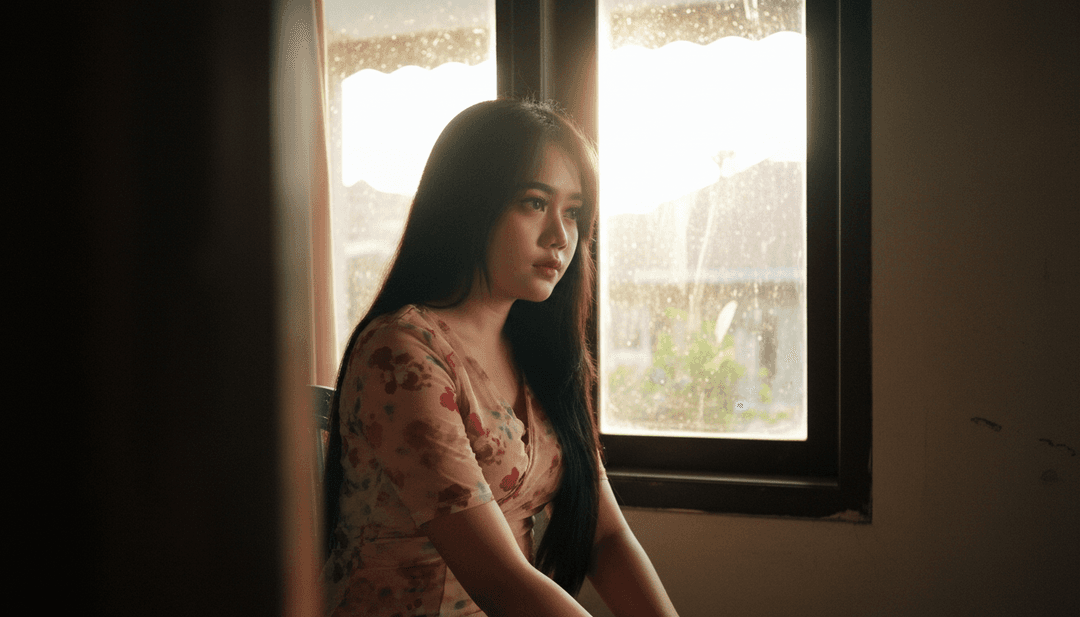 KI interpretiert eine dynamische Audiowellenform für einen Pop-Dangdut-Song