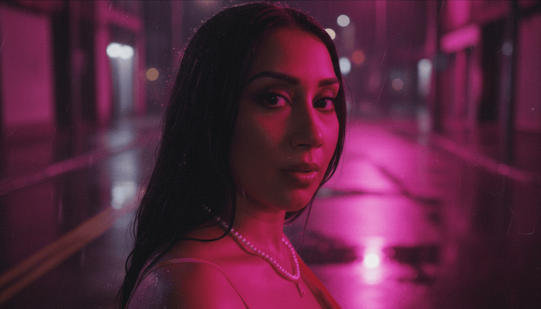 Interpretazione concettuale AI di Lxvz's GO (PlaqueBoyMax Stream), che visualizza l'energia trap e hip-hop in motion graphics urbane