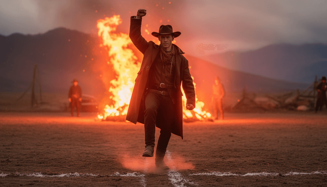 Une interface conviviale pour un générateur de clips musicaux IA, présentant la vidéo finale de 'Hell on Highway 9'.