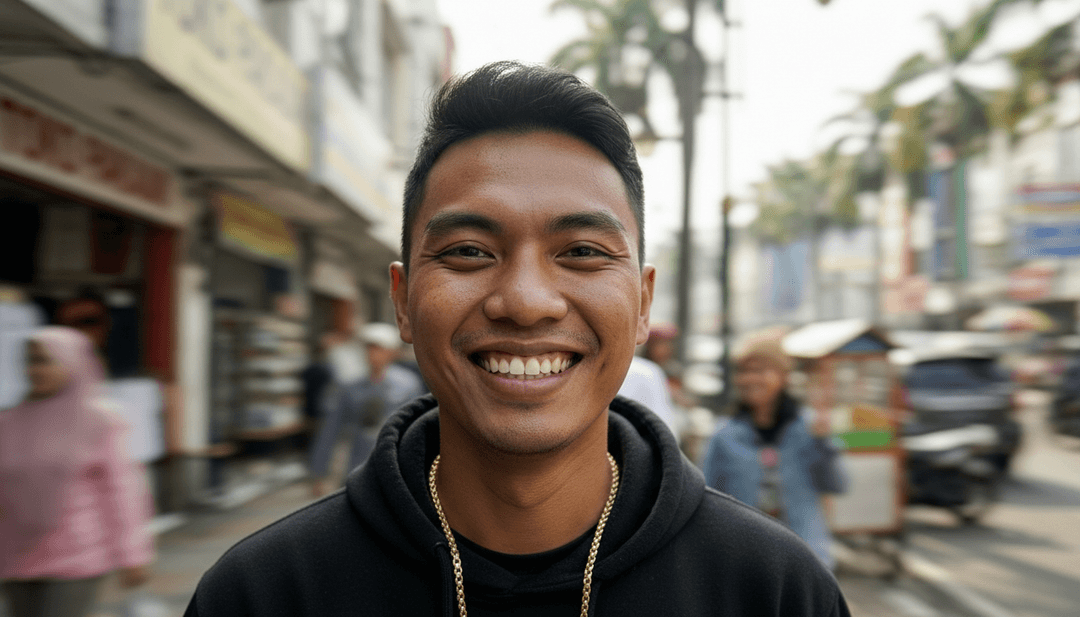 IA analisando ondas sonoras de reggae, ska e hip-hop, representando um cérebro digital interpretando padrões rítmicos e temas líricos para MAFIA BAYANGAN.mp3