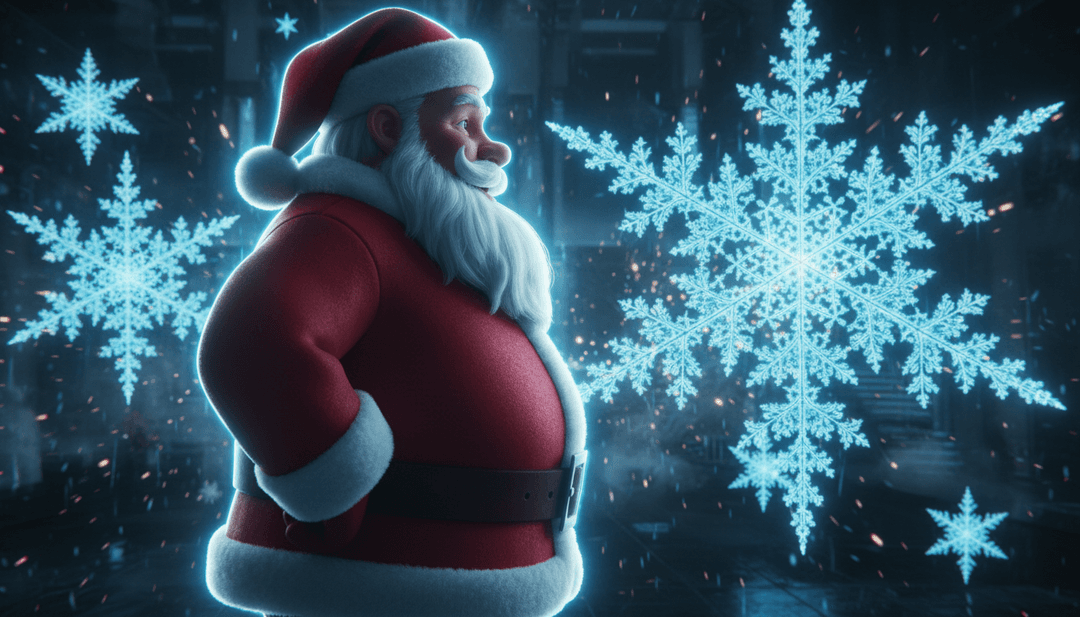 Interfaccia utente di freebeat.ai che mostra il video di "my xmas.mp3" in fase di finalizzazione con varie opzioni.