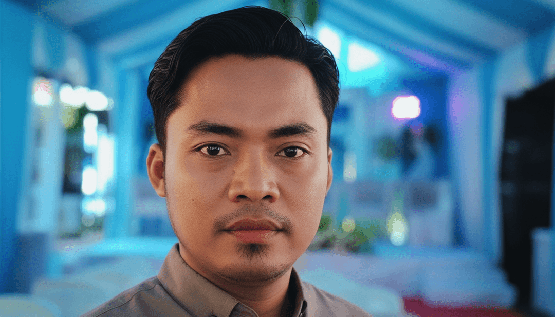 Benutzeroberfläche von freebeat.ai, die ein fertiges Musikvideo für '20.wav' mit Download- und Freigabeoptionen zeigt