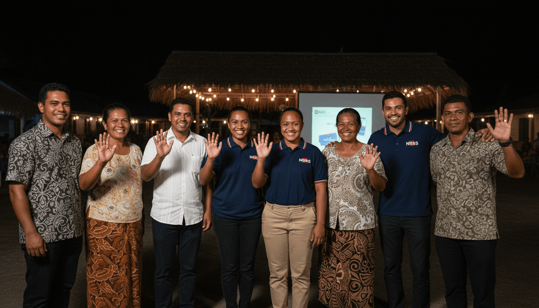 NGSS XMAS Tune 2.3 Auditioned.mp3 के लिए एक पूर्ण AI-जनित संगीत वीडियो एक स्मार्टफोन पर चल रहा है, जो उत्सव की सजावट से घिरा हुआ है।