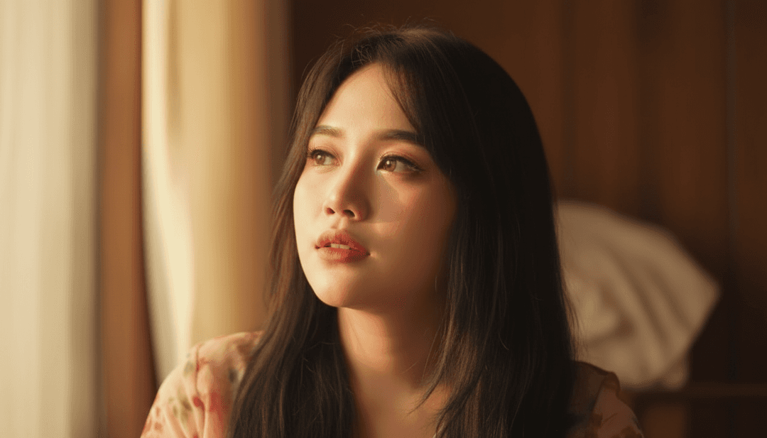 KI analysiert Folk-Musikwellenformen und generiert erste Szenenkonzepte mit indonesischen traditionellen Motiven.