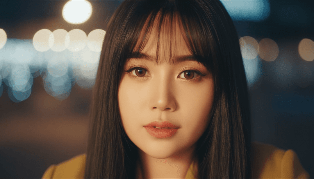 AIが「23.wav」のリズミカルな音波とエネルギッシュなメロディをダンドゥット・コプロスタイルで解釈し、初期の視覚コンセプトを作成する抽象的なビジュアライゼーション。