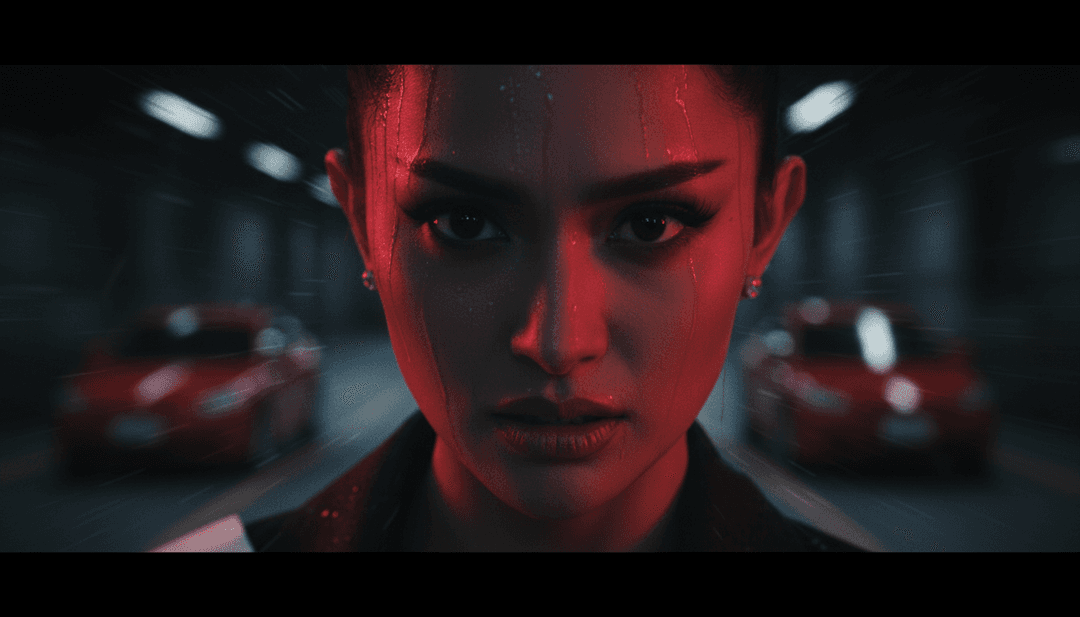 Análise conceitual da AI do ritmo metalcore/post-hardcore e intensidade lírica de 'when you look in my esyes 2.mp3', formando temas visuais.