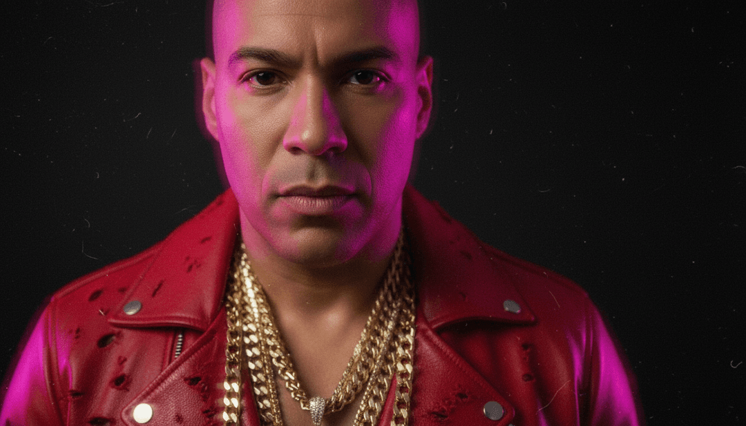 一个 AI 界面正在分析复杂的音频波形,识别出 'Poses' 独特的雷鬼节奏和复杂的旋律层。