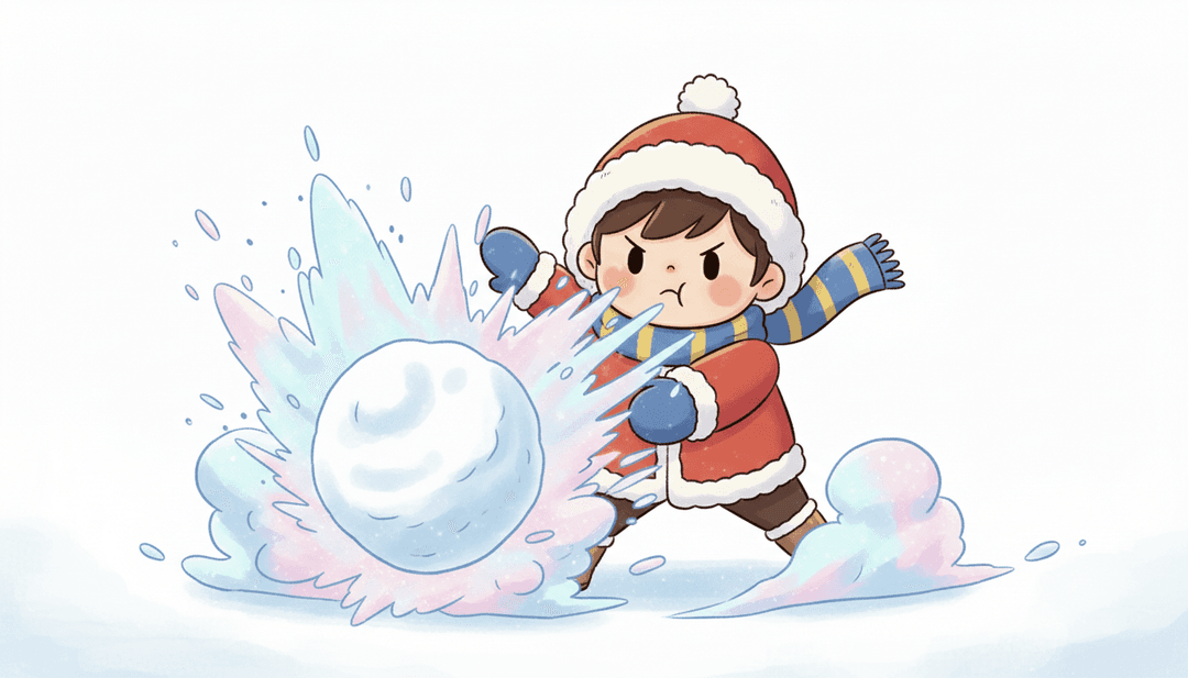 Visualizadores dinâmicos traduzindo melodias de sintetizadores future bass em cristais de gelo animados e efeitos lúdicos de bola de neve.