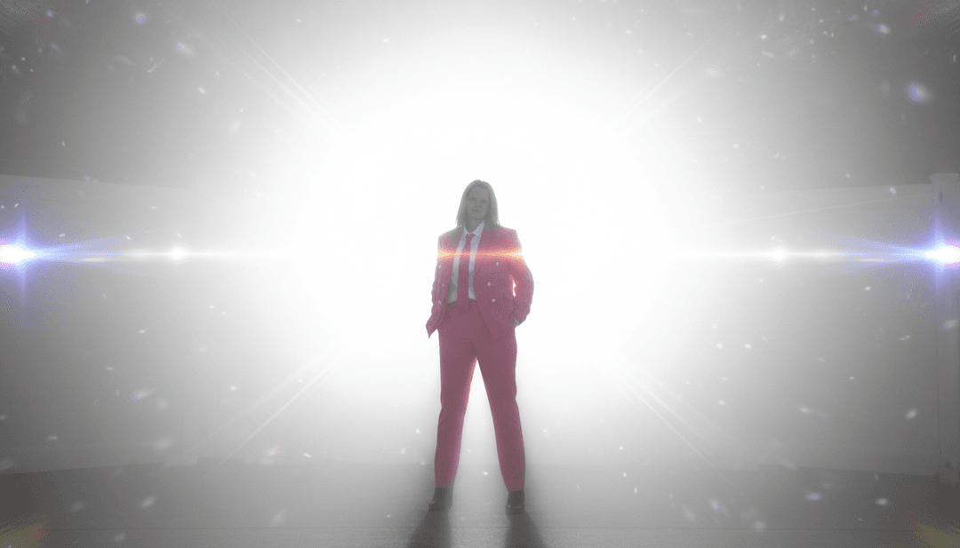 未来的なスクリーンで再生されるダイナミックなミュージックビデオ。「Break The Cycle.mp3」の鮮やかなビジュアルを前景のユーザーフレンドリーなインターフェースと共に表示しています。