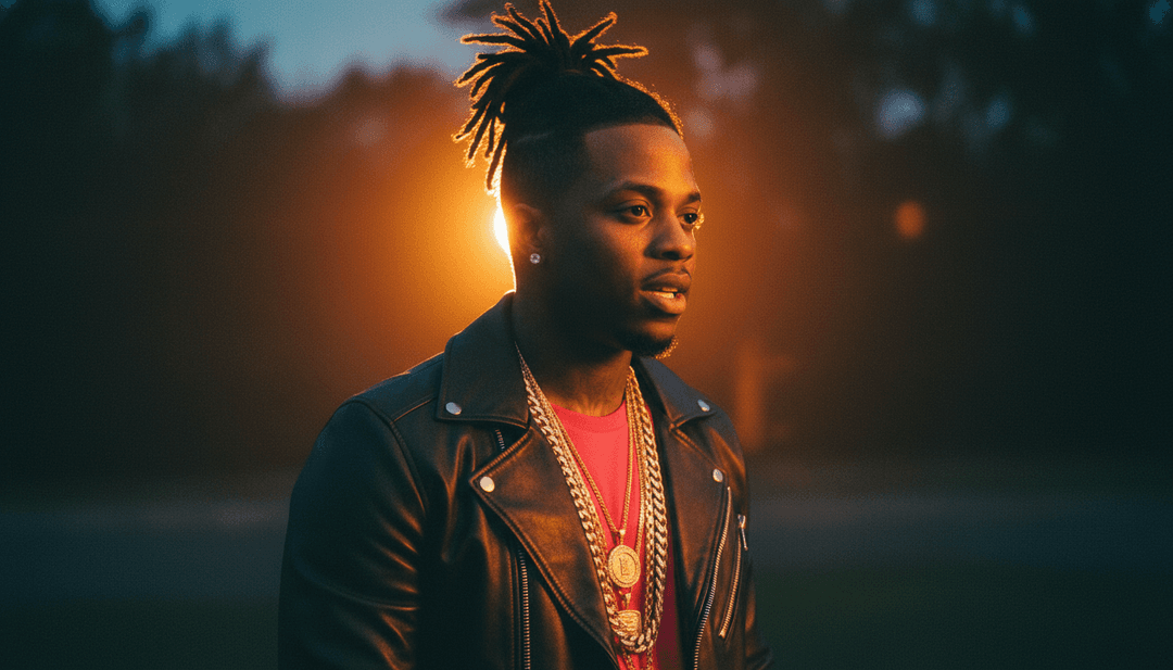 动态数字视觉与雷鬼陷阱节拍同步,展示城市景观、岛屿风情和充满活力的舞步场景。