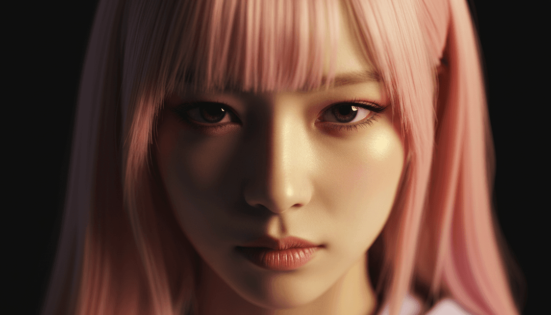 Una red neuronal de IA visualizando ondas de energía vibrantes estilo KPop y efectos de luz dorada, interpretando la canción 'Golden' by Netflix Family.