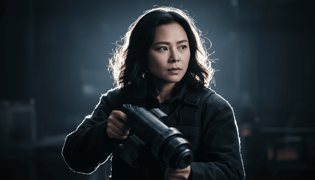 動態視覺效果呈現華語流行樂和流行搖滾的活力,伴隨同步的歌詞疊加和不斷變化的場景轉換,所有這些均由 AI 生成。