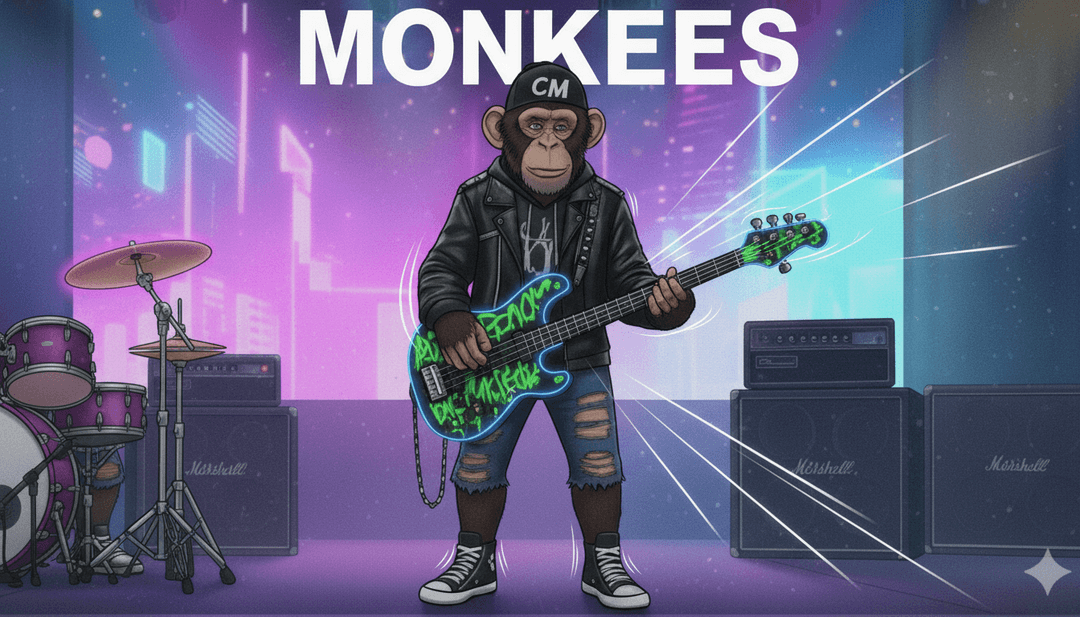 AI分析wiedel8的CIGGY MONKEE .mp3複雜的跨界鞭擊金屬節奏和激進的vocal,視覺化其原始能量。