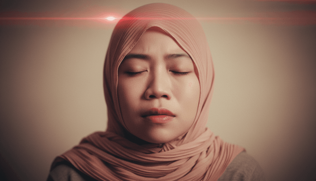 IA analizando la canción de pop acústico 'Jika Mungkin' para interpretar su estado de ánimo suave y reflexivo y establecer temas visuales.