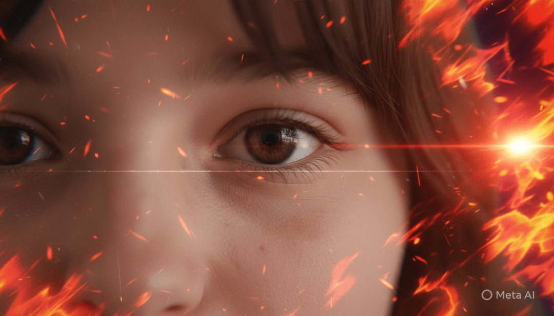 Un clip musical terminé pour 'Le Destin d'Ophelia' diffusé sur un écran, présentant des visuels époustouflants générés par l'IA qui correspondent parfaitement à l'ambiance et à l'arc narratif de la chanson.