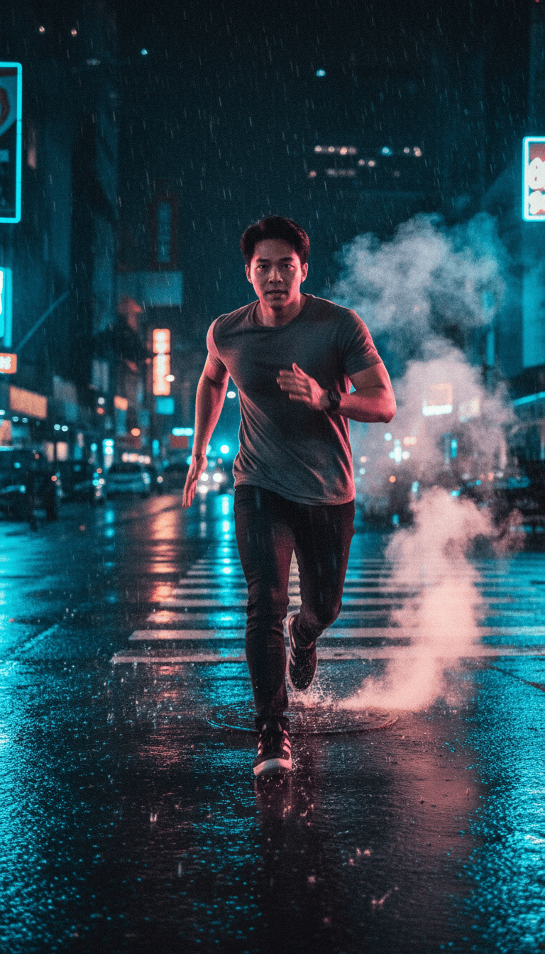 एक AI न्यूरल नेटवर्क एक उच्च-ऊर्जा इलेक्ट्रॉनिक डांस ट्रैक की जटिल ध्वनि तरंगों और तरंगरूपों का विश्लेषण कर रहा है, उन्हें वीडियो निर्माण के लिए अमूर्त दृश्य अवधारणाओं और गतिशील मूड बोर्ड में अनुवादित कर रहा है।