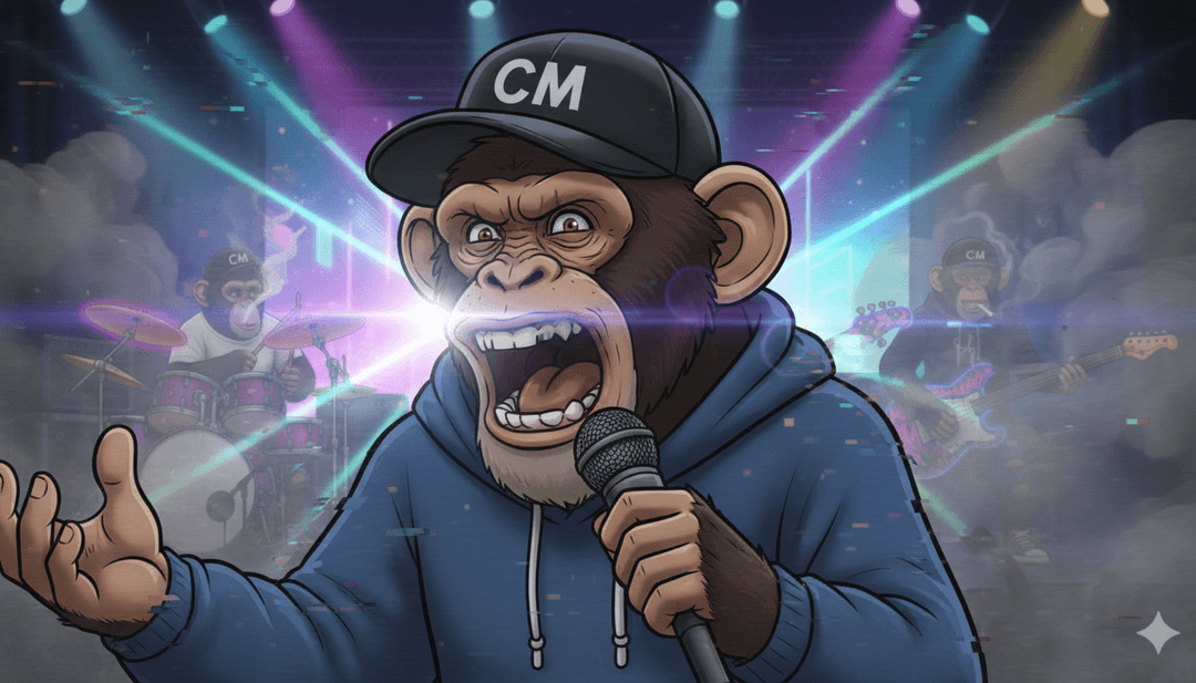 抽象视觉效果,代表律动金属的原始能量和节奏混乱,带有发光的线条和金属质感。