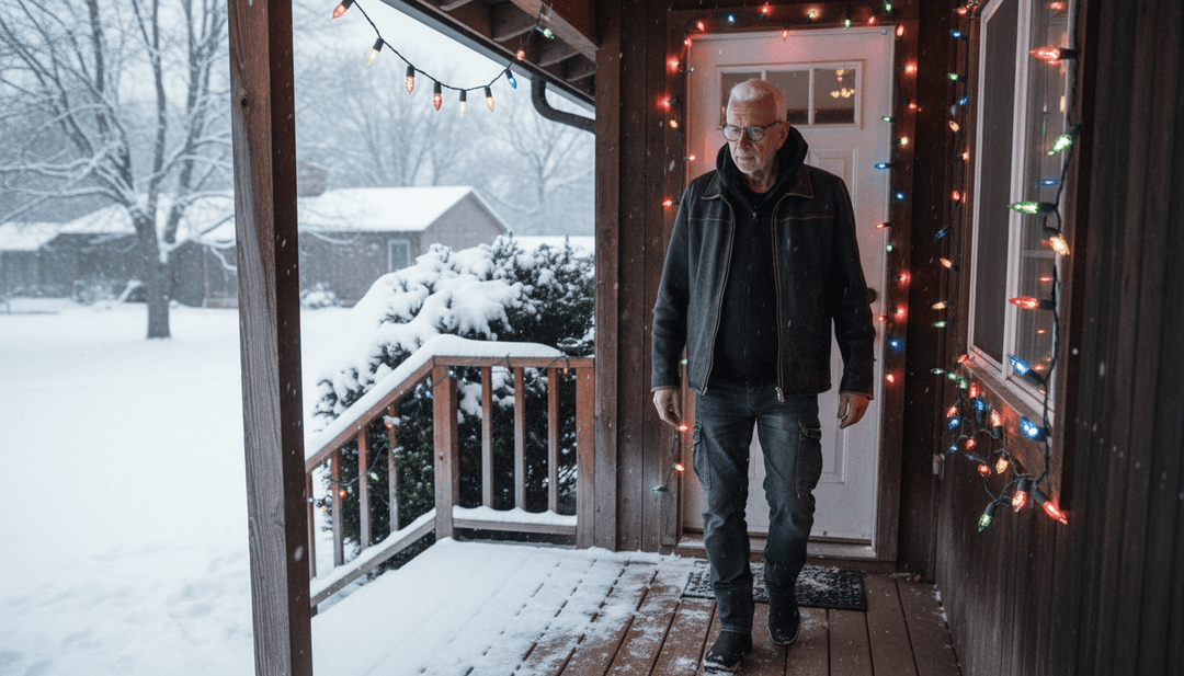 AIがアコースティックギターと憂鬱なボーカルを分析し、反ホリデーテーマのカントリーフォークソングの初期ビジュアルコンセプトを生成。