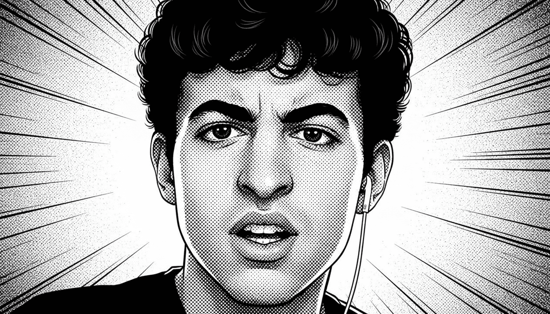 एआई एक ब्राज़ीलियाई फ़ंक गीत की ध्वनि तरंगों का विश्लेषण कर रहा है, ऊर्जावान लय और वोकल सैंपलों को दृश्यमान कर रहा है।