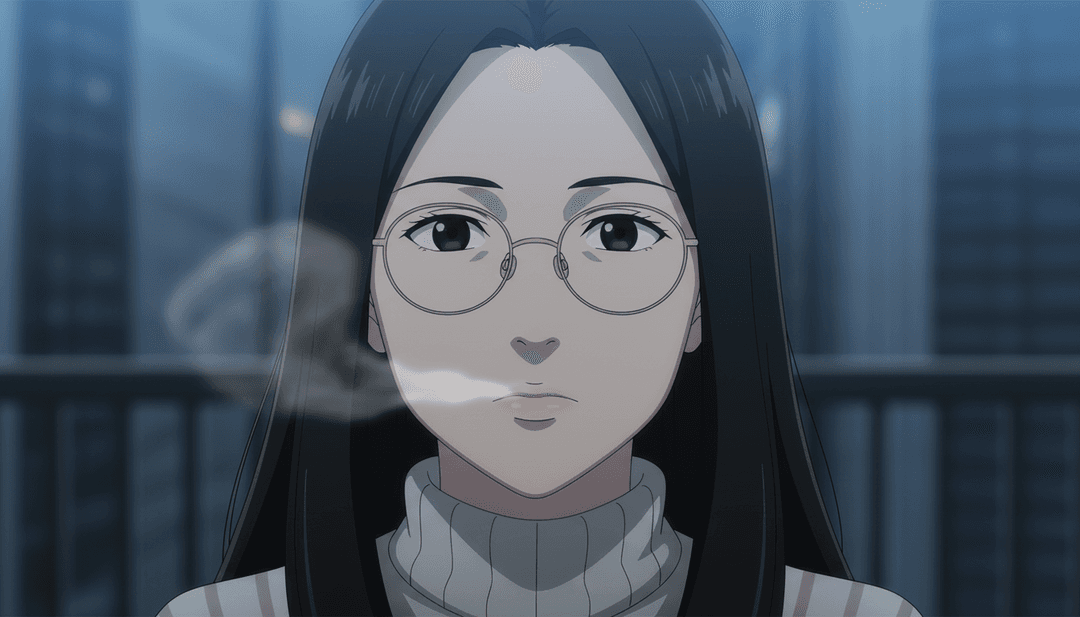 從寧靜的日出過渡到動畫歌詞文字的生動視覺序列,象徵音樂轉化為影片。