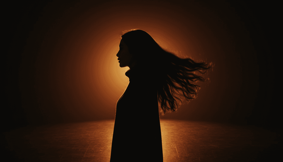 Sequência de animação dinâmica mostrando um solo de bateria de jazz a transformar-se em explosões visuais de cor e movimento, sincronizadas com a música.