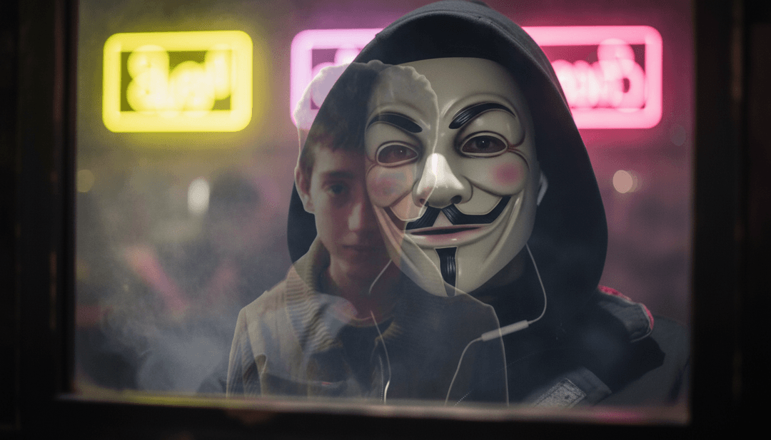 音波形成衝撞區的動態視覺呈現,展示 MP3 到 MP4 的轉換。